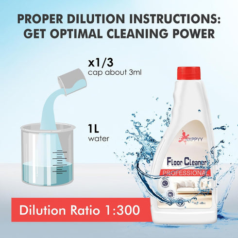 NXPPYY Q5/Q7/Q8/S7/S8/Qrevo 4 Floor Cleaning Solution Compatible with Roborock Series, All Robot Vacuums & Wet Dry