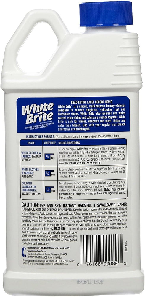 WHITE BRITE 22 oz-2 Laundry Whitener, pk