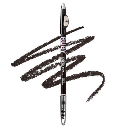 Ruby Kisses GoBrow Eyebrow Pencil, Sharpenable, Longwear, Long Lasting Wooden Pencil for Natural-Looking Brows (3 PACK)