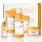 Vitamin C Skincare Set, 5-In-1 Gift Set with Cleanser, Toner, Serum, Cream, and Eye Cream for Women Men