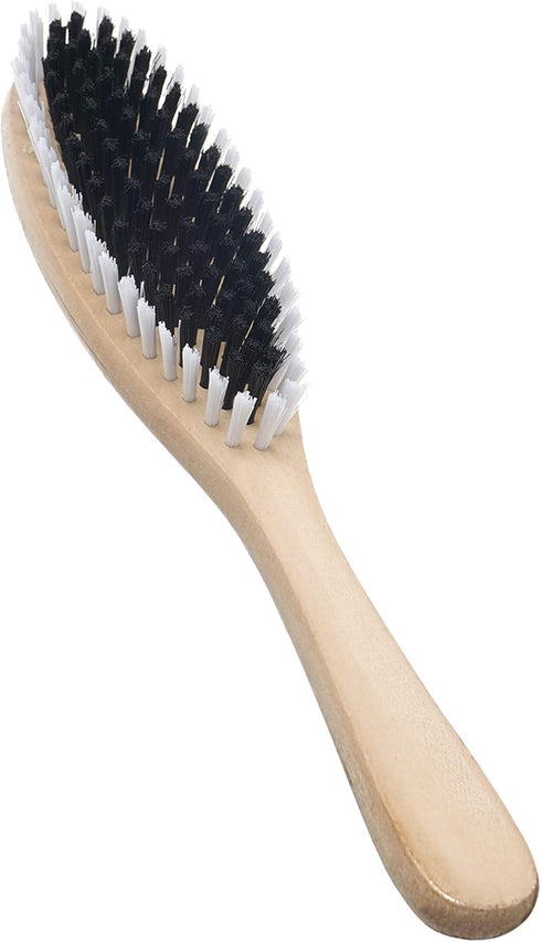 Superio Clothes Brush Garment Brush, Sturdy Bristles, Lint Remover for Wool Suits, Pet Hair, Dust, Durable Wood Handle