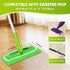 NXPPYY 12-Pack 100% Reusable Mop Pads Compatible with Sweeper Mop - Coral Fleece Washable Refills - Microfiber Dry
