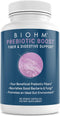 BIOHM Prebiotic Fiber Supplement - 4 Dietary Prebiotic Fiber for Gut Health & Immune System, 60 Capsules