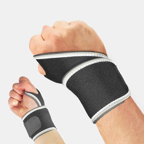 Adjustable Wrist Brace Support for Fitness, Weightlifting, Tendonitis & Carpal Tunnel, Comfortable Compression Relief