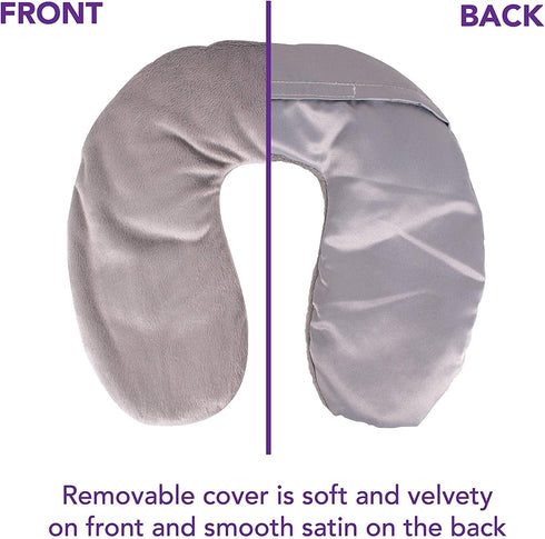 Carex Lavender Neck Wrap Microwavable for Stress Relief - Weighted Heating Pad for Neck and Shoulders