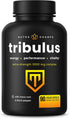 NutraChamps Tribulus Terrestris Supplement for Men, 2000mg Energy Booster, 90 Vegan Capsules, Extra Strength Saponins