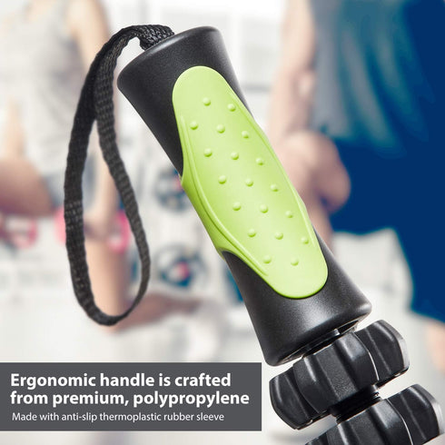 Sportneer Muscle Roller Stick Deep Tissue Leg & Back Massager for Athletes, Relieves Soreness, Cramps & Tight Muscles