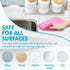 Streak Free Miracle Cleaning Cloths, Nanoscale Microfiber for Window, Mirror, Glass, Car, Lint Free, Reusable, Pack of