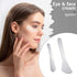 2Pcs Mini Metal Cosmetic Spatulas, Makeup Spatulas, Skincare Spatula, Cream Spatula, Beauty Accessories for Mixing and Sampling Plant Masks, Skin Care Creams, Eye Cream, Essences(Style 3)