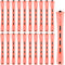 WILLBOND 60 Pcs Perm Rods for Long Hair, Plastic Curl Rods, Cold Wave Irons, Shell Pink