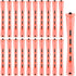 WILLBOND 60 Pcs Perm Rods for Long Hair, Plastic Curl Rods, Cold Wave Irons, Shell Pink