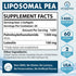 Liposomal Palmitoylethanolamide 1300 MG Plus Luteolin 100 MG - Superior Absorption Micronized Pea Supplement - 120