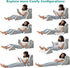 Set 4PCS, 20" Hansleep Bed Wedge Pillow for After Surgery Post Surgery Pillow for Sleep Apnea and Acid Reflux Relief