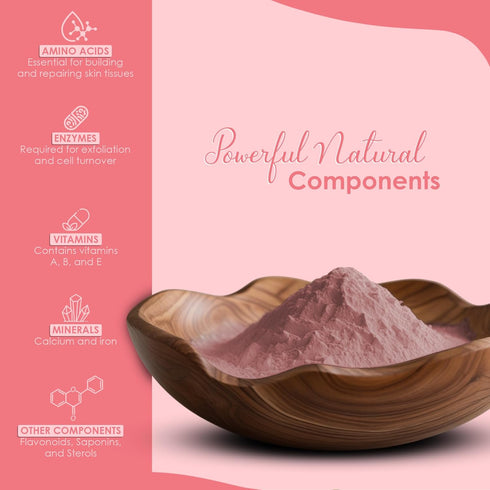 mi nature Rose Petal Powder | 227 g (8 oz) | 100% Natural & Pure | Skin Care | Chemical Free, No Preservatives