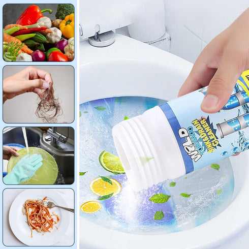 WANGXYZ 2PCS (2, Wild Tornado Pipe Dredge, Wild Tornado Sink and Drain Cleaner, Drain Cleaner Powder for Kitchen Toilet