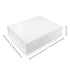 Purple Q Crafts White Hard Gift Box with Magnetic Closure, 7 x 5 x 1.6 inch Rectangle Small Boxes for Gifts (Pack of 2)