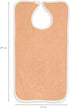 Nobles Health Care Products Pack 6 of Terry Adult Bib with hook and loop Closure (Peach)