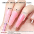 MIZHSE Jelly Gel Polish Set, 12 Colors Nude Translucent Spring Clear Pink Jelly Gel Nail Polish for Home Salon
