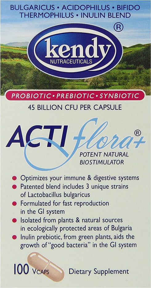 Kendy USA Actiflora+, Potent Natural Biostimulator, 100 Veggie Caps
