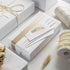 Retrify White Kraft Paper Roll 17 Inches x 32.8 Feet - Mini Roll Solid Color Gift Wrapping Paper for All Occasion Wedding, Bridal Shower, Birthday, Table Runner, Coverings