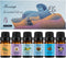 Essential Oils Set-Top 6 Organic Blends for Diffusers, Candle Making, Aromatherapy, Humidifiers, Gifts - Vanilla,Neroli,Chamomile, Sandalwood, Ylang,Cedarwood(6X0.33 fl oz)