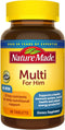 Nature Made Multivitamin For Him, No Iron, 90 Tablets, Daily Nutritional Support, 90 Day Supply