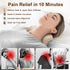 Neck and Shoulder Relaxer with Upper Back Massage Point, Cervical Traction Device Neck Stretcher for TMJ Pain Relief