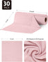 Microfiber Cleaning Cloth Roll - 60 Pack, Tear Away Towels, 12" x 12", Reusable Washable Rags for Car, House