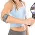 BraceAbility Court Comfort Tennis Elbow Brace for Women and Men, Sports Elbow Support Forearm Strap with Compression