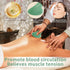 Lusomch 3 Gua Sha Tools Pcs Natural Jade Gwashah Stone Instead of Stainless Steel Gua Sha Kit Anti-Drop Design, Smooth
