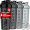 '-4 PACK- 28 oz Protein Shaker Bottle for Protein Mixes, Leak Proof Shaker Cups with 4x Wire Whisk