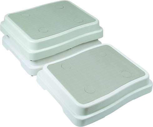 Safe Bath Step for Easy Tub Access - White