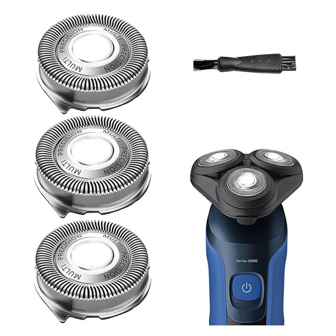SH50/52 Replacement Heads for Philips Series 5000 Electric Shavers, MultiPrecision Blades Upgrade Heads