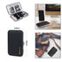 Manicure Set, Travel Mini Nail Clippers Kit, 10pcs Stainless Steel Grooming Tools (Black)