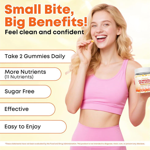 Vazatisi 120 Count Gummies Gummies | Feminine Balance for Womens | Pineapple for Women PH Balance, Healthy Odor, Yeast
