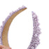 Jeweled Beaded Pearl Headbands for Women and Girls, Thick Padded Fashion Bridal Headband, Wedding Birthday Hair