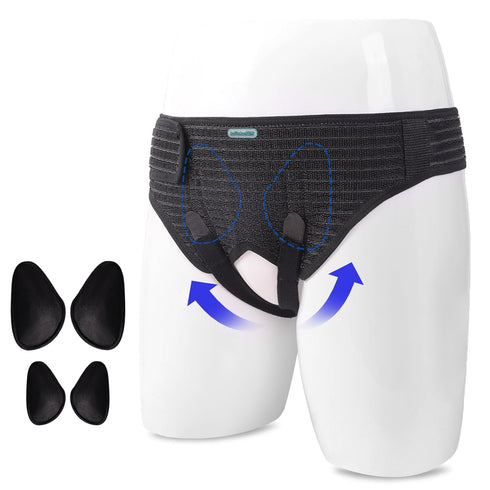 Lefeke Hernia Belts for Men Inguinal - Hernia Support Brace for Groin Pain Relief, Hernia Truss for Bilateral Hernia,