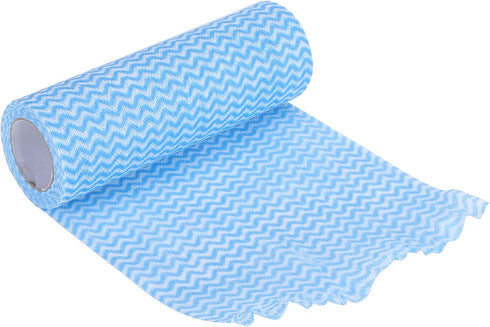 Cleaning Cloths Wipe Roll, Reusable Kitchen Cleaning Wipe, Wash Rags for Home, Kitchen Use (Blue)
