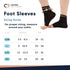 Copper Compression Foot Sleeves - Plantar Fasciitis, Achilles, Ankle Support Brace Socks, 1 Pair Black - S/M