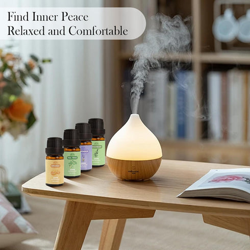 8 Pack Organic Aromatherapy Essential Oil Set - Pure Essential Oil Kit for Diffusers & Candle Making