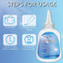 Sugelary 8Fl.oz Household Cleaner Gel for Washing Machine, Refrigerator Strips, Grout Cleaner Gel with Brush