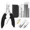 Segbeauty 10pcs Ingrown Toenail Removal Kit, Professional Manicure Pedicure Tool Set