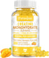 Creatine Monohydrate with Vitamin D3 & B12 | Sugar Free Hydrolyzed Collagen Gummies for Muscle Strength