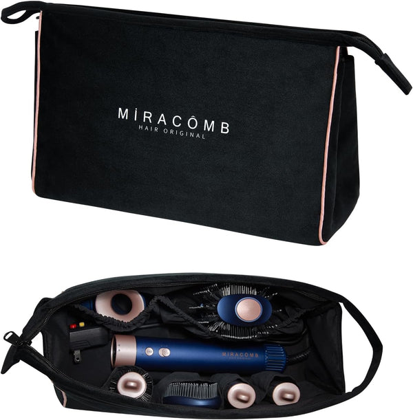 Multi-Purpose Velvet Storage Bag, Hair Tool Organizer & Travel Case for Hypersonic, Dyson Airwrap & Shark FlexStyle