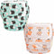 ReUseLife 2 Pieces Adjustable Washable Reusable Cloth Incontinence Underwears for Women and Men,Adult