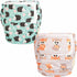 ReUseLife 2 Pieces Adjustable Washable Reusable Cloth Incontinence Underwears for Women and Men,Adult