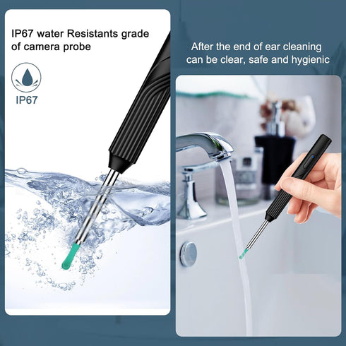 Ear Wax Removal Tool, Ear Cleaner with 1080P HD Otoscope Camera, Ear Cleaning Kit for iPhone and Android Phones