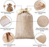 Homum 25Pcs Premium Burlap Gift Bags with Drawstring, 4x6 Inch Reusable Linen Sacks for Wedding Favors, Christmas
