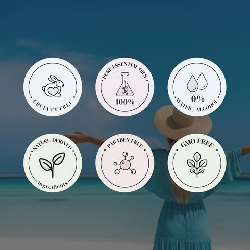 Set, Set: 5 0.33oz Fragrance Oil Bright & Happy Fragrance Oils for Diffusers for Home, Hotel Collection Diffuser Oil