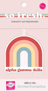 Alpha Gamma Delta Rainbow Air Freshener - 2/Pack, Flowers & Sunshine Scent